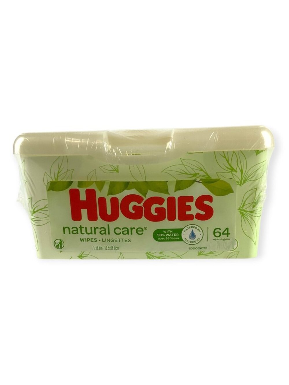 Huggies Natural Care Sensitive Skin Baby Wipes Reusable Tub 64 Ct Unscented